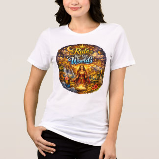 Motivierende Frauen Weißes T-Shirt Tri-Blend Shirt