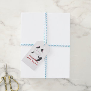 Motivierende Katzen-Grafik Geschenkanhänger