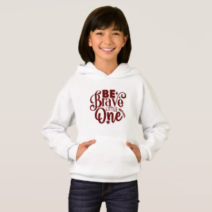 Motivierende Kindertypografie Hoodie