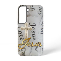 Motivierende monochrome Bibel-Beige-Kreuz-Jesus