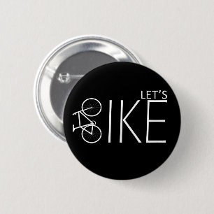 Motivierende Mountainbike-Sprüche Button