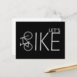 Motivierende Mountainbike-Sprüche Feiertagspostkarte