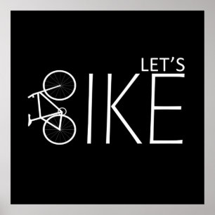 Motivierende Mountainbike-Sprüche Poster