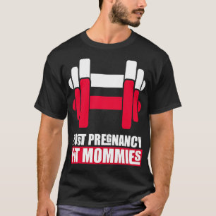 Motivierende Schwangerschafts-Kunstwerke T-Shirt