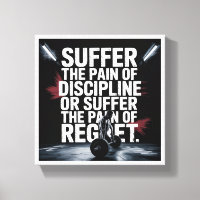 Motivierende Turnhallenwandkunst - Leide an dem Sc