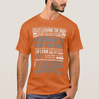 Motivierende und inspirierende Parkinson-Wissensve T-Shirt