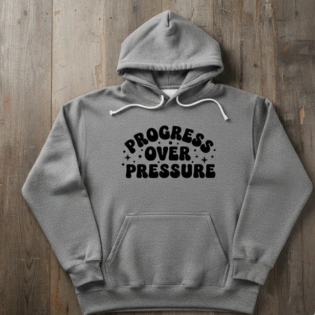 Motivierende Wortgestaltung Hoodie (Von Creator hochgeladen)