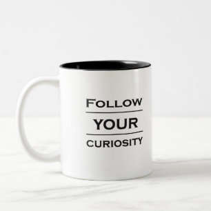 Motivierende Zitate über das Leben Zweifarbige Tasse