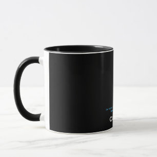Motivierender Fokus-Schritte-Voraus-Zitat – Minima Tasse