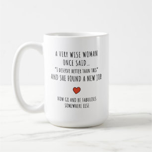 Motivierender Karrierewechsel Kaffeetasse