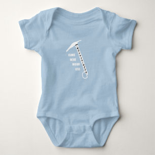 Motivierender Kletterspruch Felsenklettern Baby Strampler