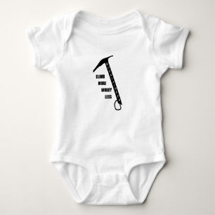 Motivierender Kletterspruch Felsenklettern Baby Strampler