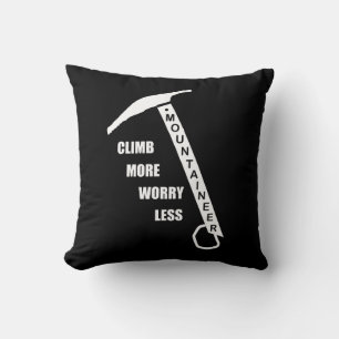 Motivierender Kletterspruch Kissen