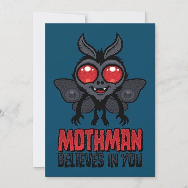Motivierender Mothman Glaubt An Dich (Vorderseite)