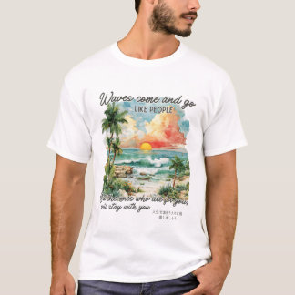 Motivierender Sommer Tropeninsel T-Shirt
