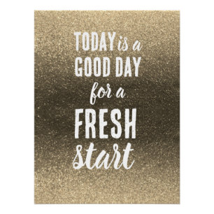 Motivierender Spruch Heute ist ein guter Tag für e Poster