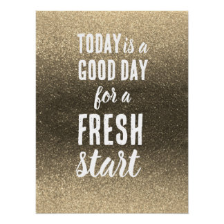 Motivierender Spruch Heute ist ein guter Tag für e Poster