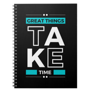Motivierender Spruch Moderne und positive Texte Notizblock