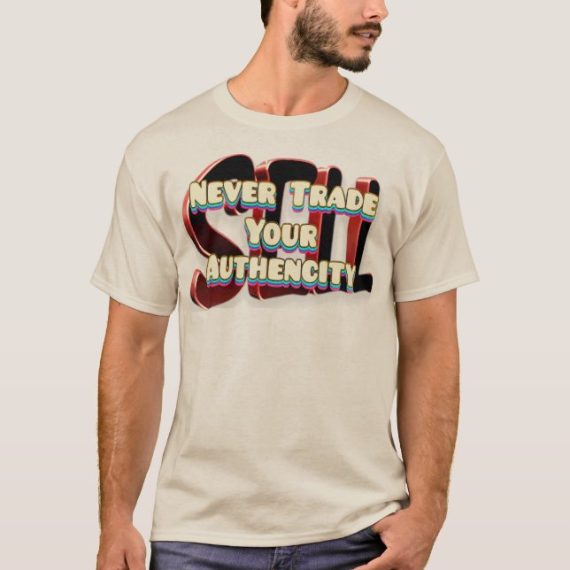 motivierender Spruch T-Shirt (Vorderseite)