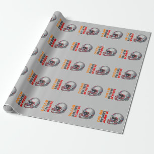 Motivierender Traum Glaube Erreichen Fußball Geschenkpapier