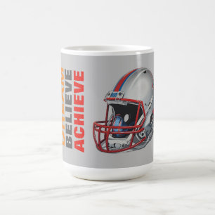 Motivierender Traum Glaube Erreichen Fußball Kaffeetasse