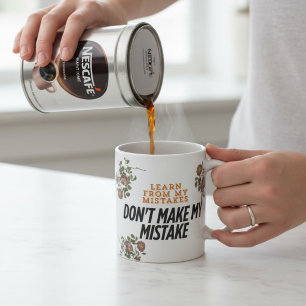 Motivierender Wachstumsmentalitäts-Zitat-Kaffeebec Kaffeetasse