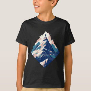 Motivierendes Bergsteiger-Design - Natur Und T-Shirt