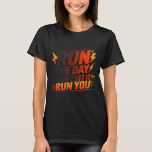 Motivierendes Fitness-Inspirationszitat-Design T-Shirt