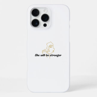 Motivierendes Handyhülle für Frauen iPhone 16 Pro Max Hülle