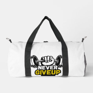 Motivierendes Hanteltraining-Gym-Design Duffle Bag