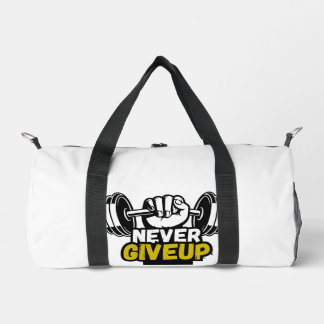 Motivierendes Hanteltraining-Gym-Design Duffle Bag