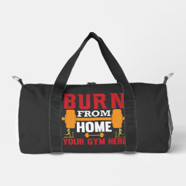 Motivierendes Heim-Gym-Workout Duffle Bag