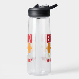 Motivierendes Heimtraining Trinkflasche