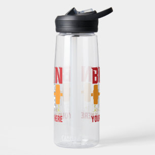 Motivierendes Heimtraining Trinkflasche