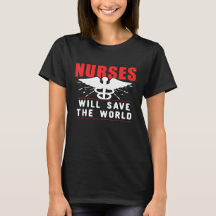 Motivierendes Krankenpflegedesign für Krankenhaus T-Shirt