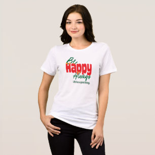 Motivierendes Leben ist gutes Typography-T-Shirt Tri-Blend Shirt