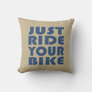Motivierendes Mountainbike-Zitat - Lustiges Radfah Kissen