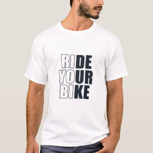 Motivierendes Mountainbike-Zitat - Lustiges Radfah T-Shirt
