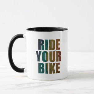 Motivierendes Mountainbike-Zitat - Lustiges Radfah Tasse