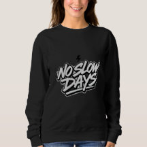 Motivierendes Schwarz Sweatshirt für Frauen mit de