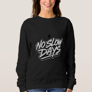 Motivierendes Schwarz Sweatshirt für Frauen mit de