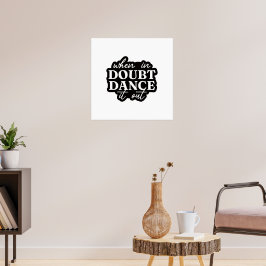 Motivierendes Wandkunstposter Poster