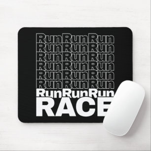 Motivierendes Zitat für Läufer in der Ausbildung - Mousepad