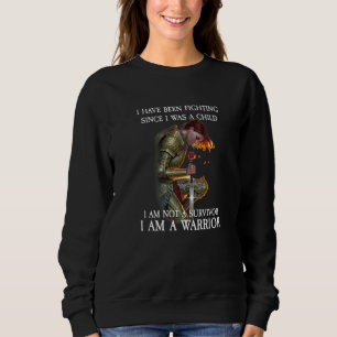 Motivierendes Zitat Ich Bin Kein Überlebender Ich Sweatshirt