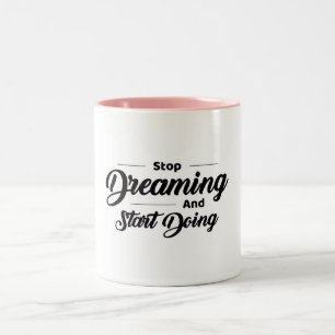 Motivierendes Zitat Kaffeetasse
