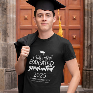 Motiviert Ausgebildet Graduiert   Abschluss T-Shirt