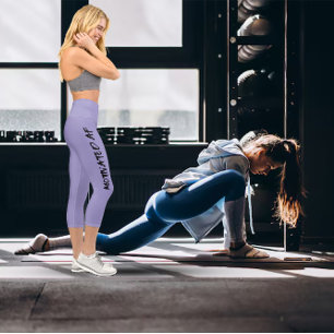 Motivierte AF Frauenübungen Capri Leggings