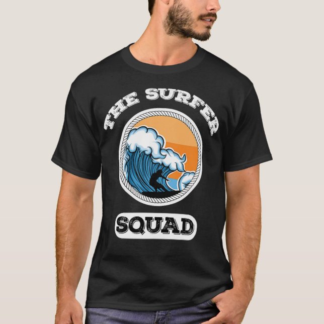 Motivierte Geschenkidee Der Surfer die besten Freu T-Shirt (Vorderseite)