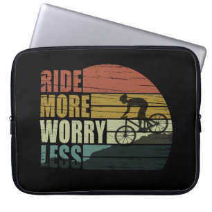 Motivierter Fahrradfahrer - Lustige Fahrrad-Sprüch Laptopschutzhülle