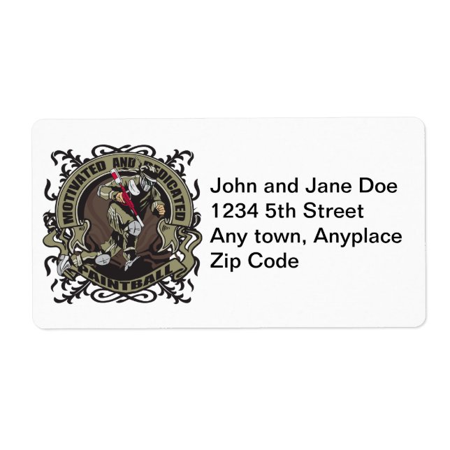 Motivierter Paintball (Vorne)